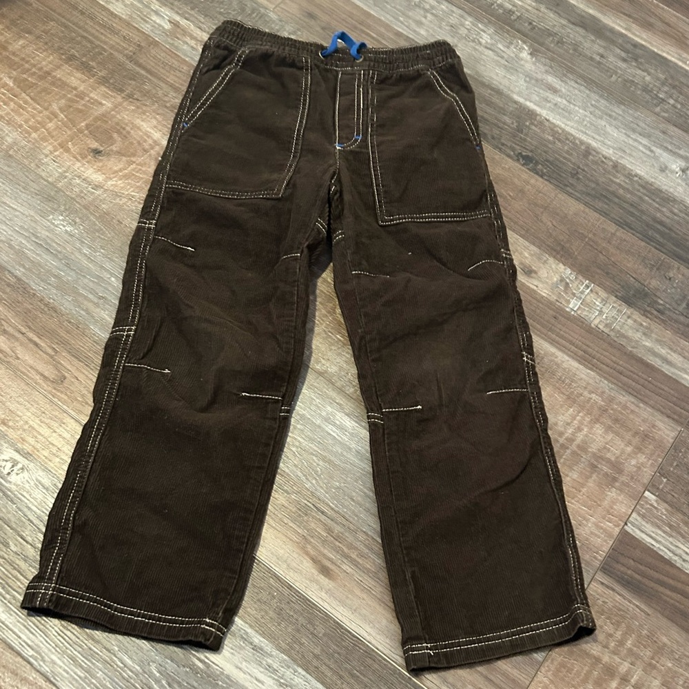 CHRISTMAS SALE $19 until Dec25 Mini Boden corduroy pants tartan boys 7 Year 131